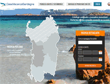 Tablet Screenshot of casevacanzasardegna.com